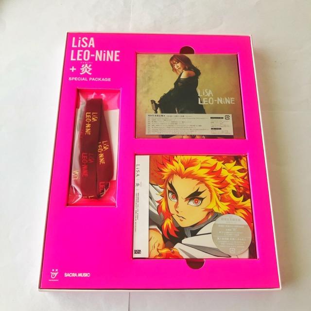 LiSA LEO-NiNE + 炎 SPECIAL PACKAGE／その他CD Lisa/LEO-NiNE[初回生産限定盤A]＋炎[期間生産限定盤] 限定ネック