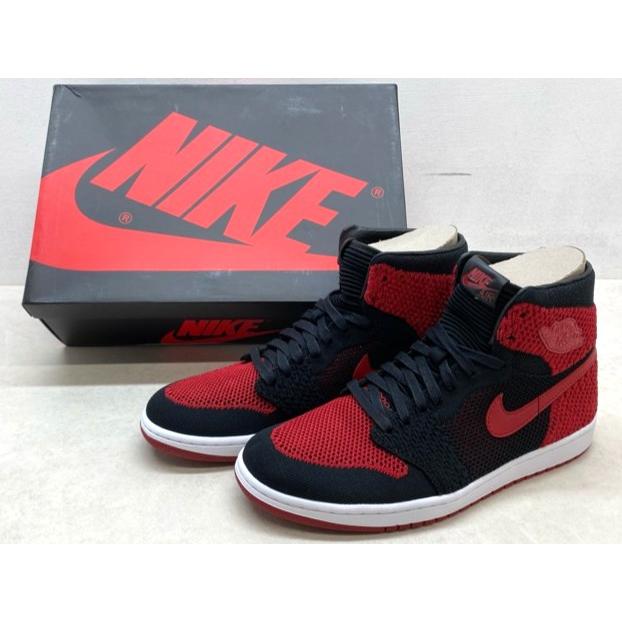 NIKE/ナイキ AIR JORDAN 1 RETRO HI FLYKNIT エア ジョーダン 1 ハイ フライニット BRED ブレッド 919704-001/28.5cm 【MK0151-008】268 NIKE（ナイキ） AIR JORDAN 1 RETRO HI FLYKNIT エア ジョーダン 1