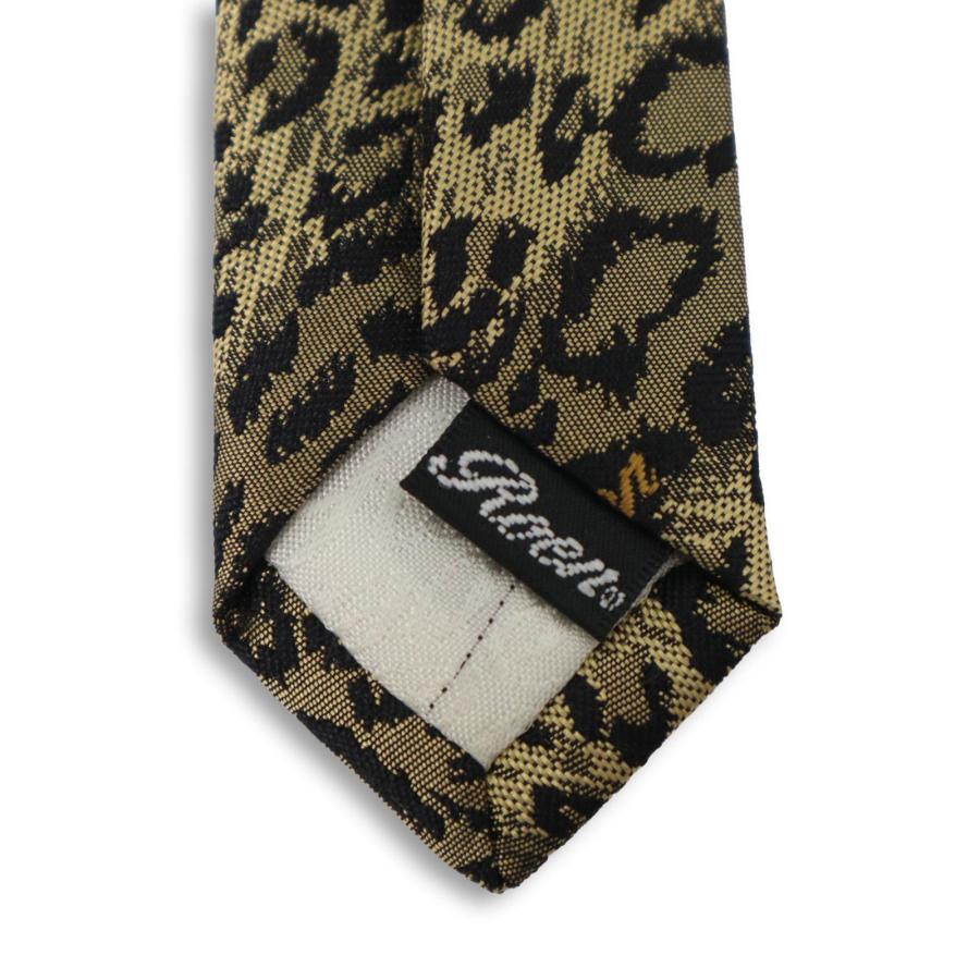 Roen（ロエン） レオパード 総柄 シルク ネクタイ 【RM1441-008】284