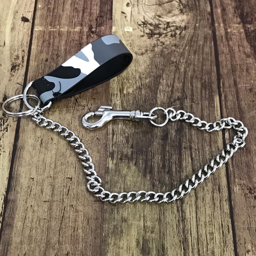 Supreme（シュプリーム） Supreme Leather Chain Wallet SNOW CAMO