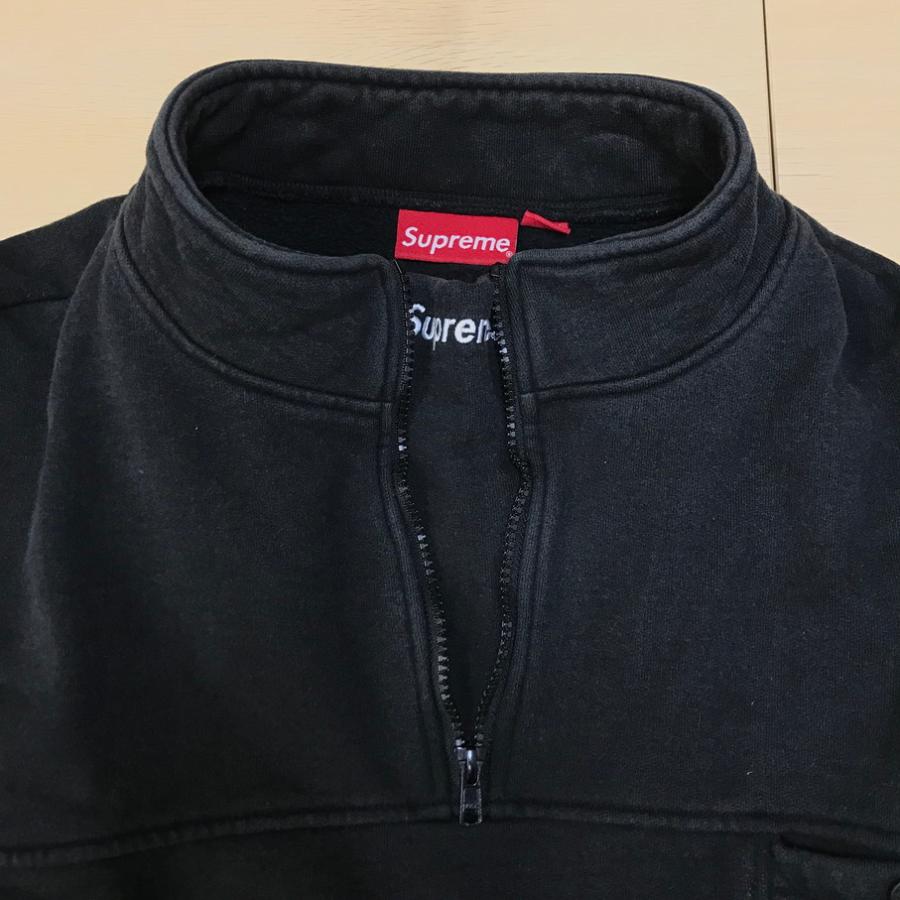 Supreme 22AW WASHED HALF ZIP PULLOVER シュプリーム ハーフジップ スウェット【W0154-004】 Supreme（シュプリーム） Supreme 22AW WASHED HALF ZIP PULLOVER
