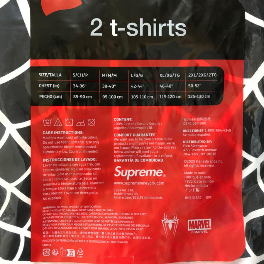 R*s様 Supreme Tシャツ まとめ売り 6枚セット Supreme（シュプリーム） 未開封 Supreme Hanes Spider-Man 26SS