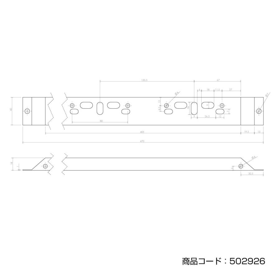 【マーカー取付ステー】 車高灯ランプ取付ステー ステンレス 3個付｜mandeichi｜03