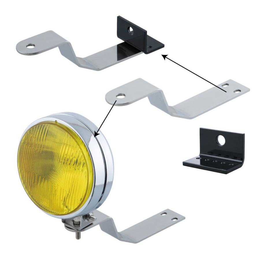 ジェットイノウエ フォグランプ取付けステー '17スーパーグレート用 R