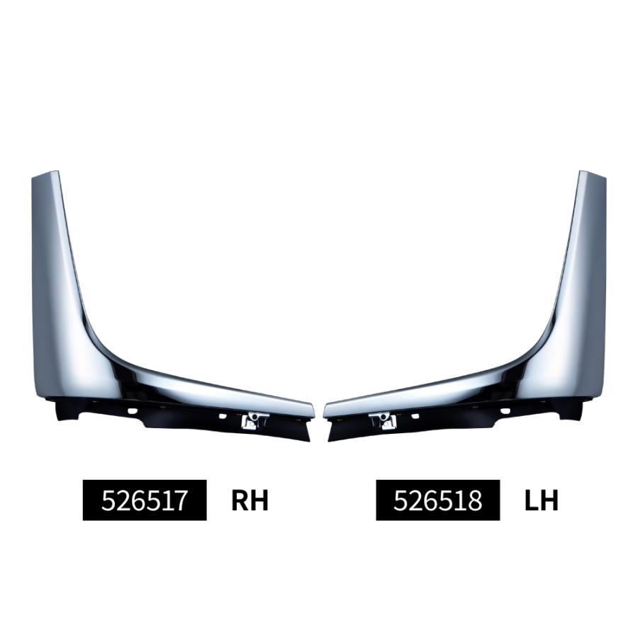 ジェットイノウエ　コーナーパネル　ロアー20キャンターＲＨとLHセット ジェットイノウエ トラック コーナーパネル-ロア '20キャンター RH/LH