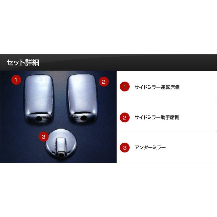 ジェットイノウエ トラック メッキミラーカバーセット いすゞ NEW