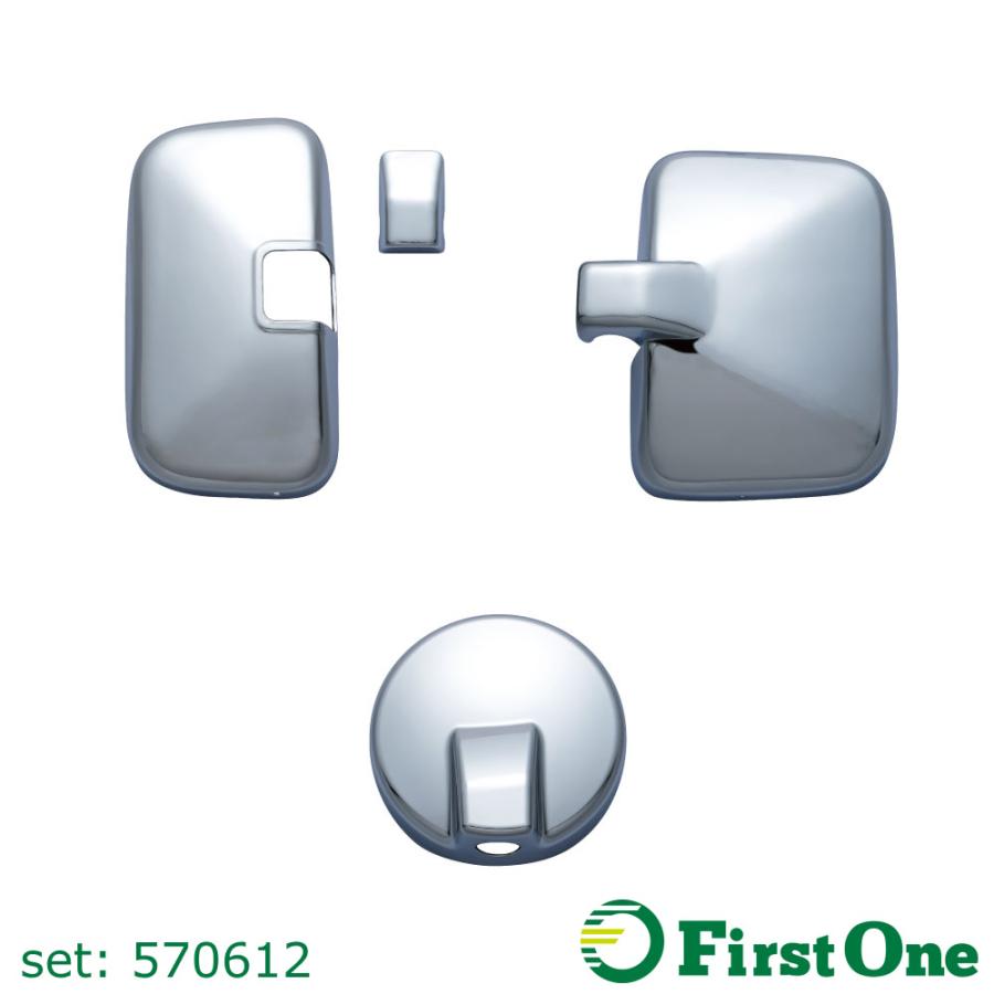 ミラーカバー3点セット ふそう フルコンファイター 4t車用 自動車パーツ 217 2 トラック用品のファースト ワン 通販 Yahoo ショッピング