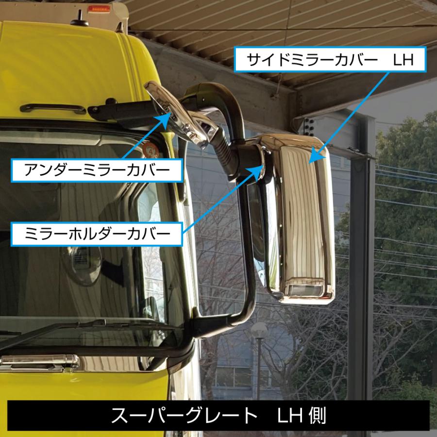 ジェットイノウエ トラック メッキミラーカバーセット 17スーパー