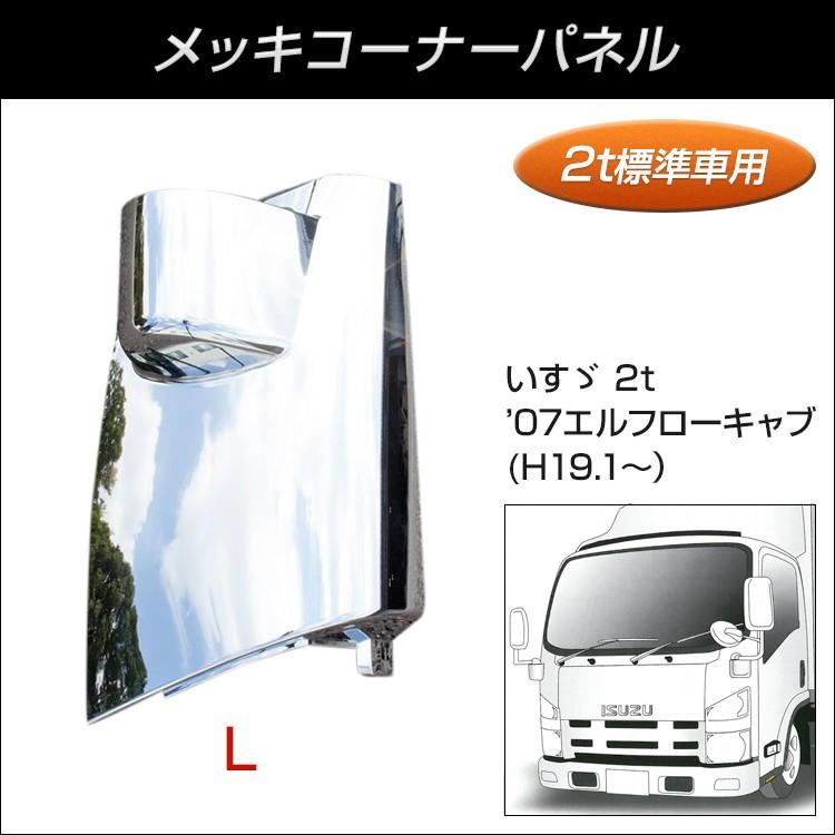UD 2ｔ系 コンドル 標準キャブ エルフローキャブ　メッキ　コーナーパネル ジェットイノウエ 【ジェットイノウエ】コーナーパネル '07エルフロー