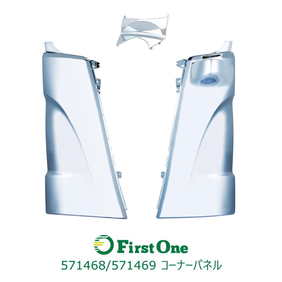 ジェットイノウエ 【メッキコーナーパネル】日野17レンジャー R/L