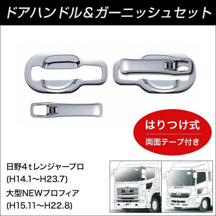 ジェットイノウエ JETドアハンドルメッキカバー 日野4tレンジャー