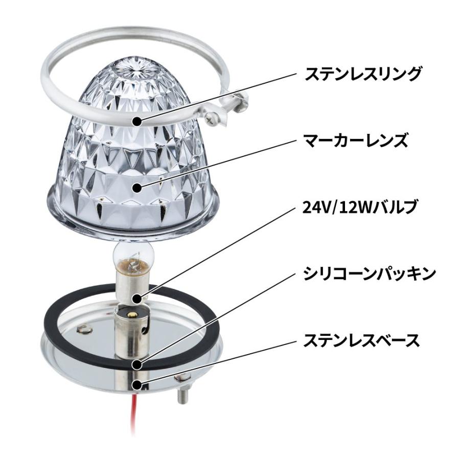 ジェットイノウエ 【マーカーランプ】単品 G型 ガラスマーカーランプ