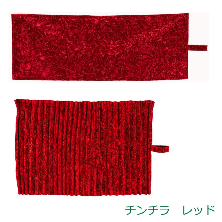 仮眠カーテン　チンチラ　赤 チンチラZERO仮眠カーテン レッド トラック用品内装 : トラック