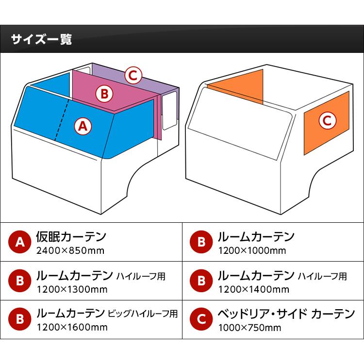 トラック 雅 トラック 仮眠カーテン 雅 銀河 仮眠カーテン（2400×850mm