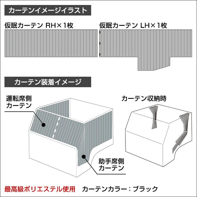 トラック 雅 トラック 仮眠カーテン 雅 車種専用仮眠カーテン 2枚