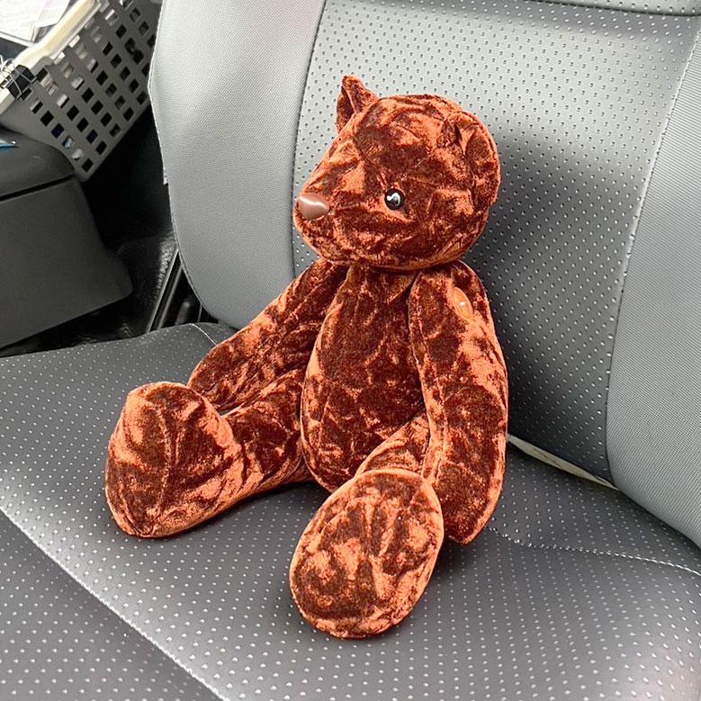 金華山　　テディベア 金華山ぬいぐるみ チンチラ クマ 雅 その他トラック用車内アクセサリー