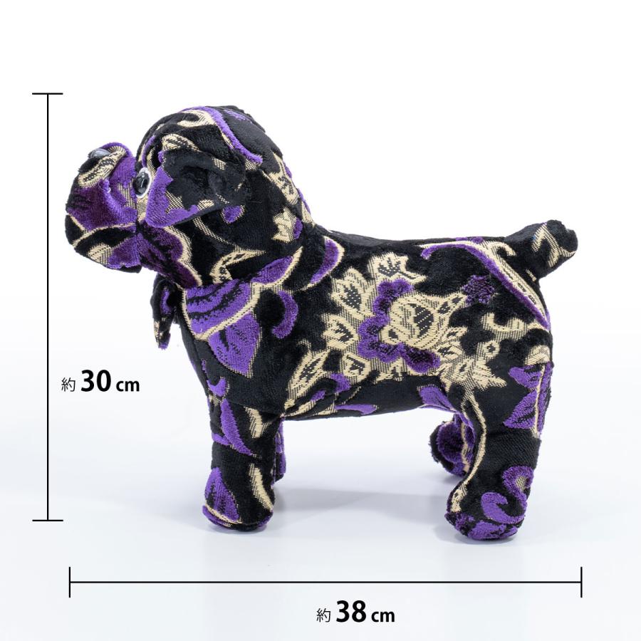 トラック 金華山 ブルドッグのぬいぐるみ　雅 モンブランローズ