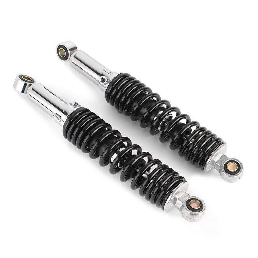 汎用 320mm CNCアルミ リアサスペンション コの字 黒 ブラック 2本入 汎用 320mm CNCアルミ リアサスペンション コの字 マジェスティ
