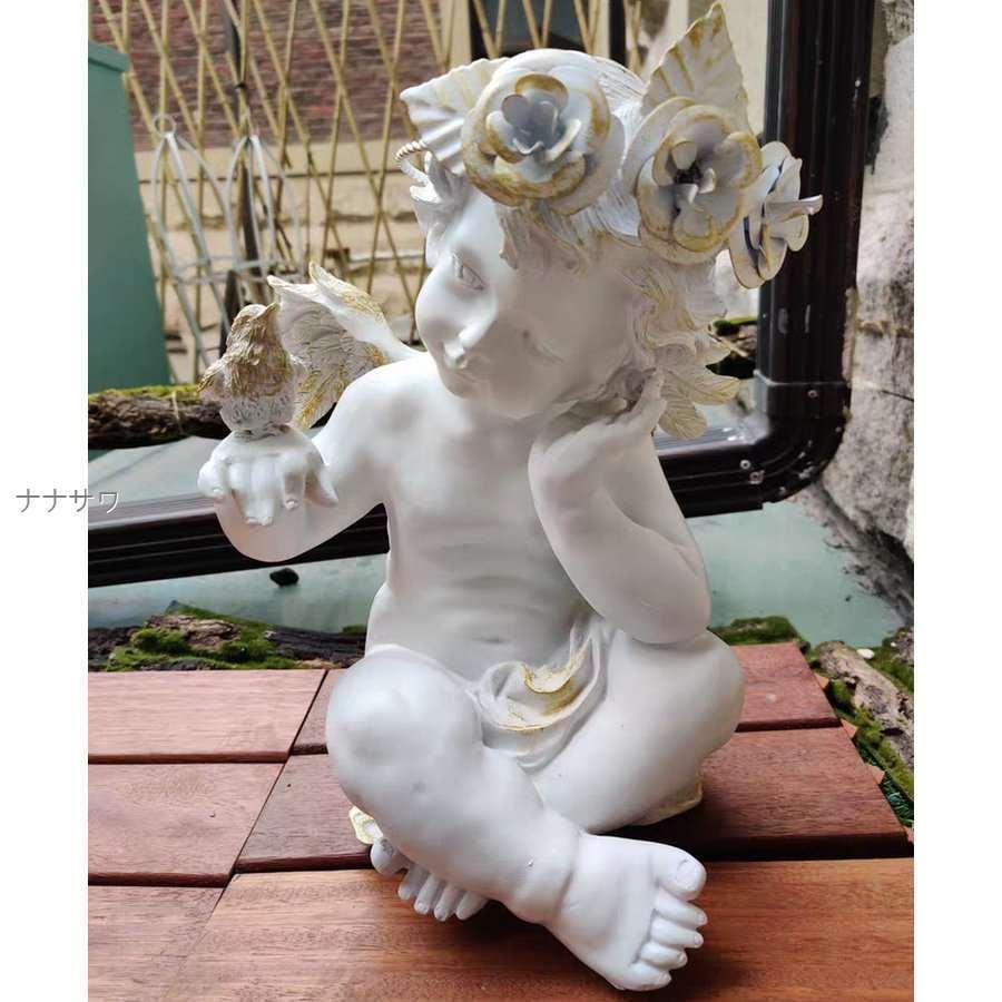 【天使のオーナメント】花 ガーランド イタリア ヴィンテージ オブジェ ツイン 天使のオーナメント】花 ガーランド イタリア ヴィンテージ