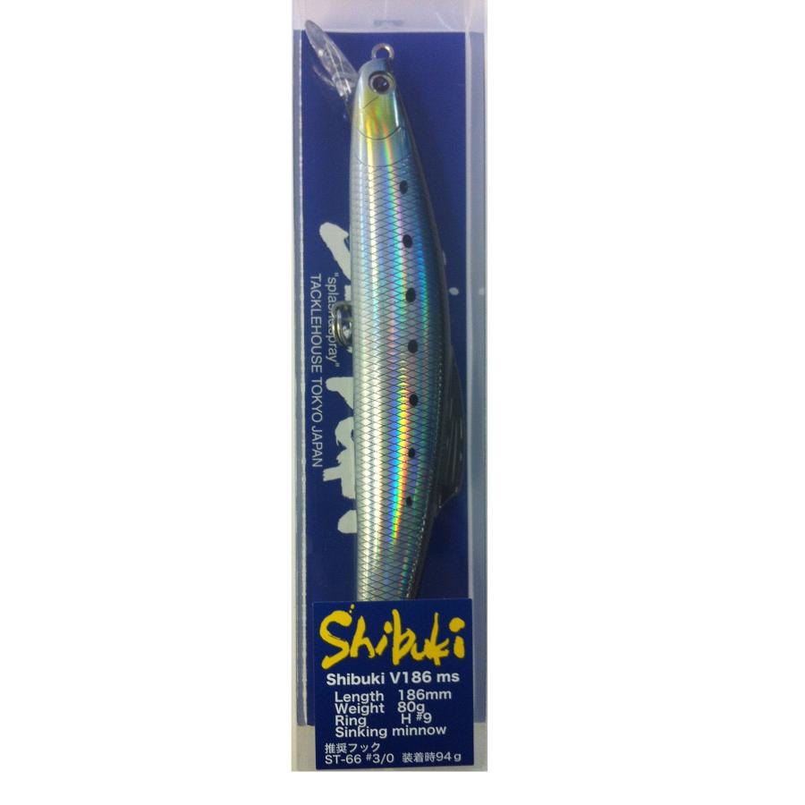 Shibuki V186 ms シンキングミノー 186mm 80g シブキ Shibuki V186 ms シンキングミノー 186mm 80g シブキ シブキ