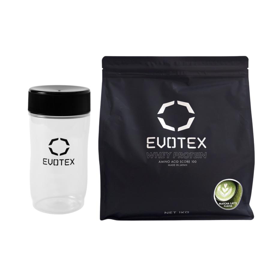 EVOTEX ホエイプロテイン1kg＋シェイカー500mlセット】 エヴォテックス