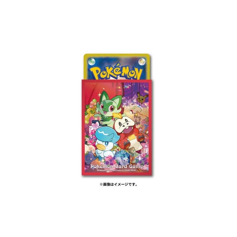 ポケモン TCG 64枚 カードスリーブ デッキシールド ニャオハ・ホゲータ