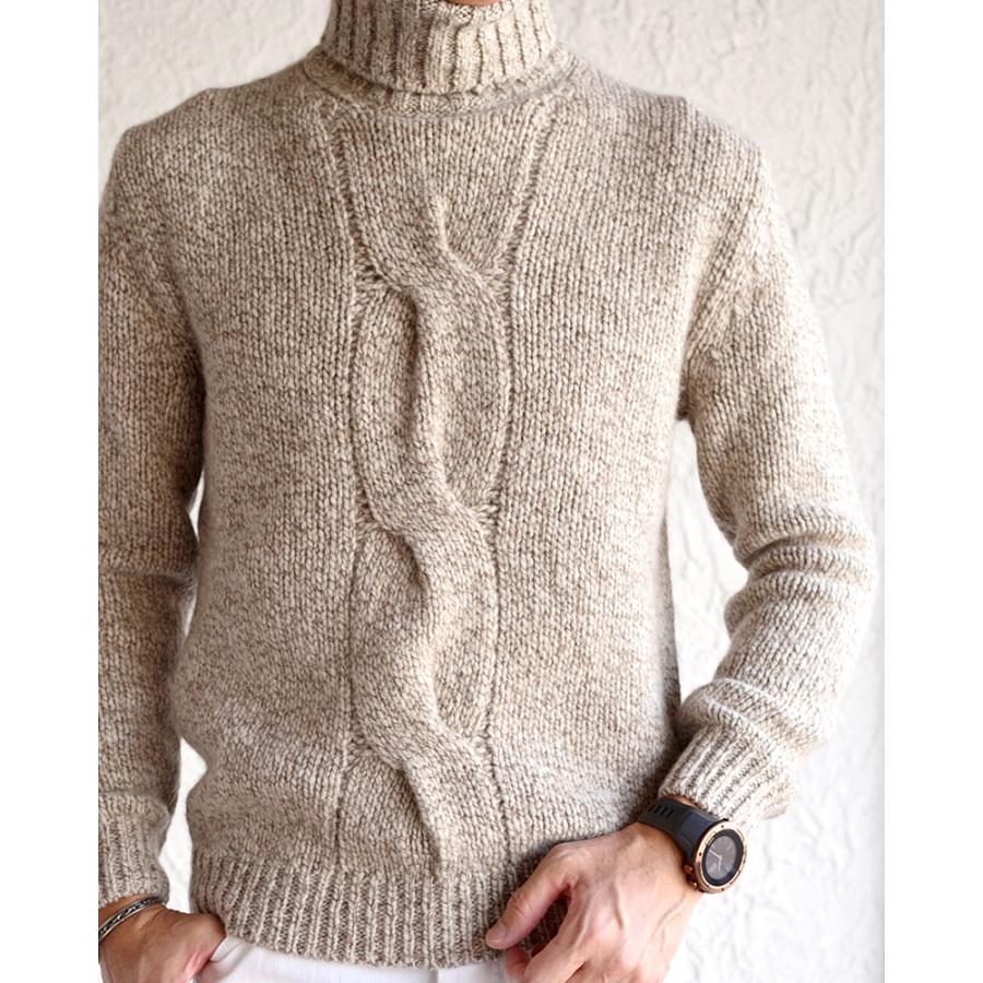 FEDELI（フェデリ） フェデーリ ・カシミヤ ローゲージタートルニット