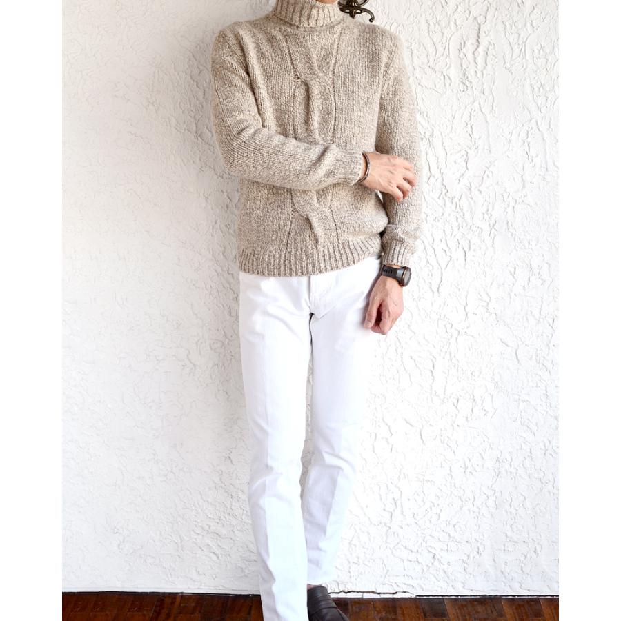 FEDELI（フェデリ） フェデーリ ・カシミヤ ローゲージタートルニット