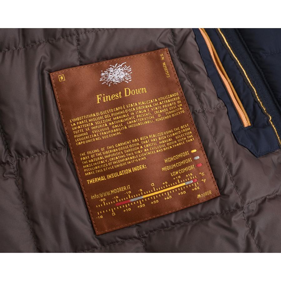 MOORER（ムーレー） ・カシミヤ ダウンハーフコート ・art. MENDEL-TI