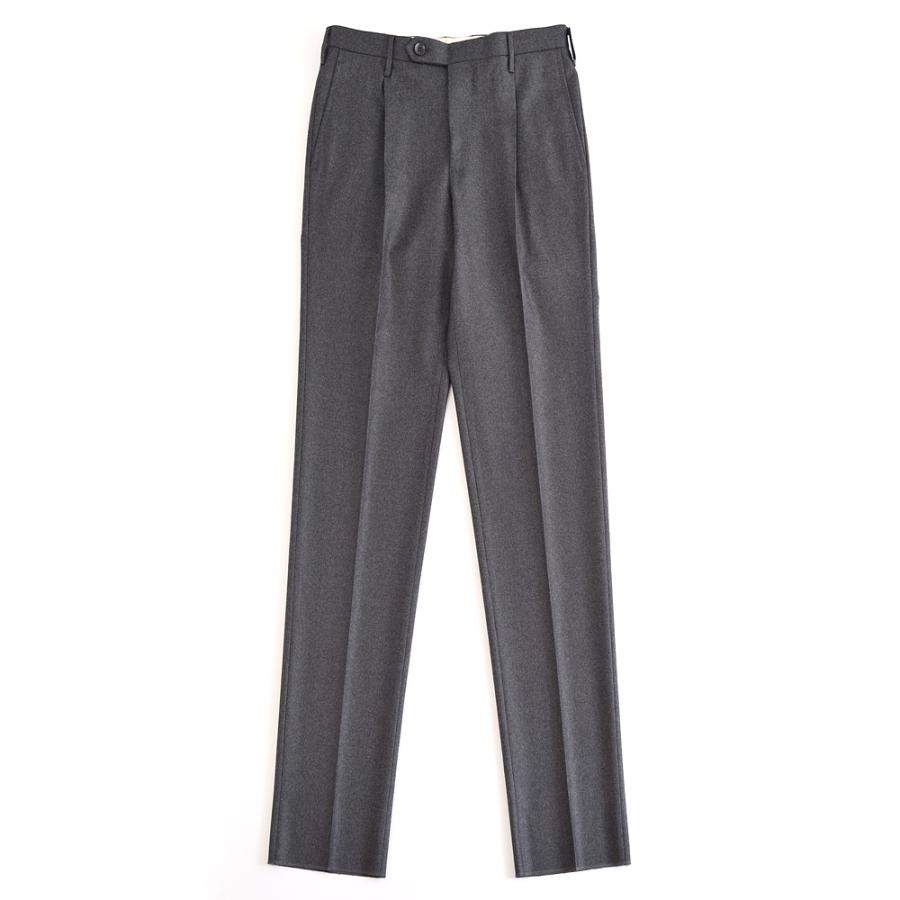 Rota ウールギャバジン　1タックとラウザーズ　チャコールグレー　42 Rota（ロータ） ・1プリーツ ウールパンツ ・mod. TOKYO / 1 / 2 / C