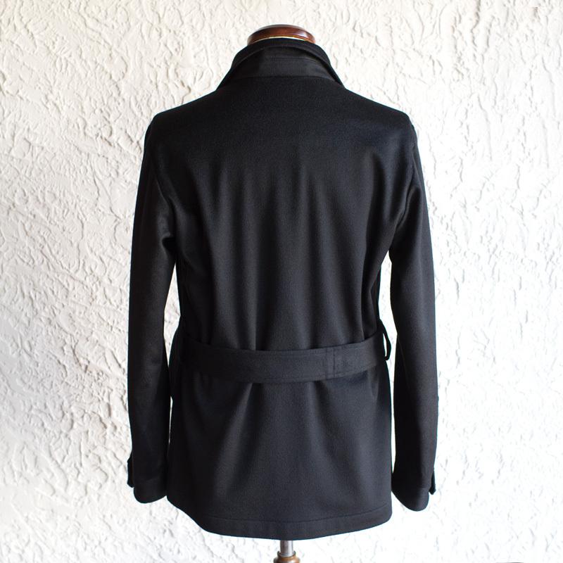 SALE30 / Sartorio サルトリオ / カシミヤ ベルテッドジャケット ・mod. SG350 / R9 ・art. cashmere / CARLO BARBERA ・col. nero ブラック ファッション メンズファッション