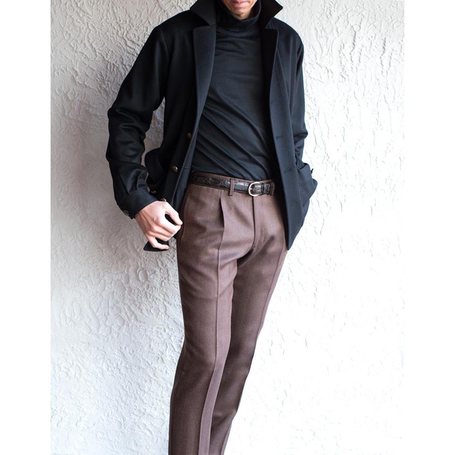 SALE30 / Sartorio サルトリオ / カシミヤ ベルテッドジャケット ・mod. SG350 / R9 ・art. cashmere / CARLO BARBERA ・col. nero ブラック ファッション メンズファッション