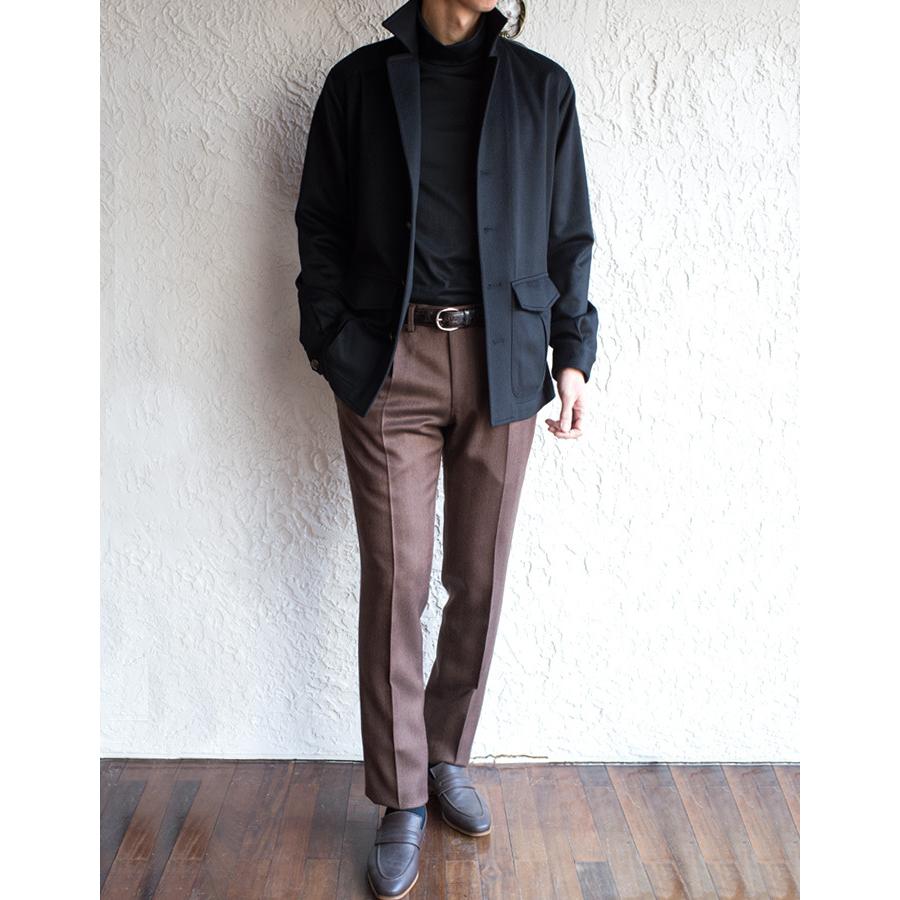 SALE30 / Sartorio サルトリオ / カシミヤ ベルテッドジャケット ・mod. SG350 / R9 ・art. cashmere / CARLO BARBERA ・col. nero ブラック ファッション メンズファッション