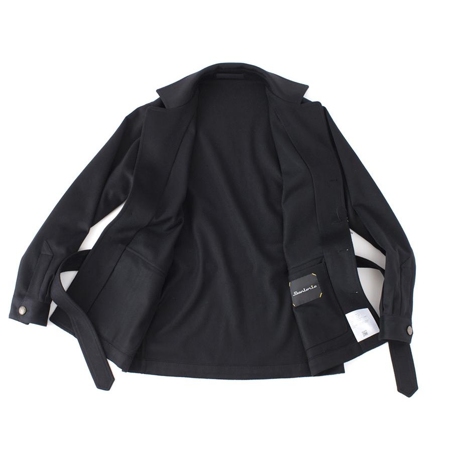SALE30 / Sartorio サルトリオ / カシミヤ ベルテッドジャケット ・mod. SG350 / R9 ・art. cashmere / CARLO BARBERA ・col. nero ブラック ファッション メンズファッション