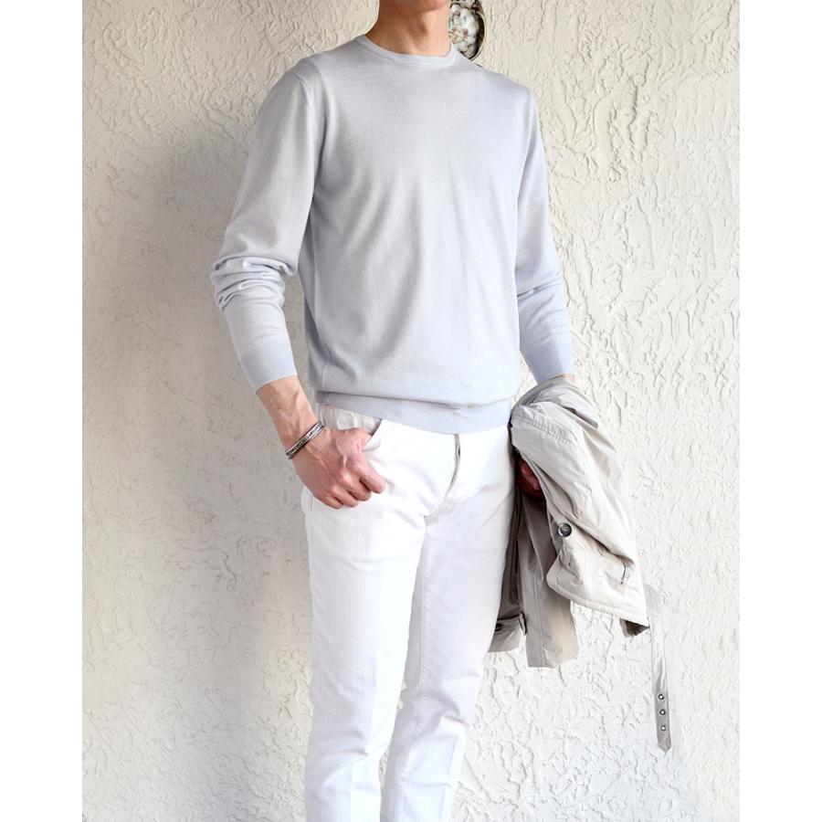 新品 Settefili Cashmere リネン シルク クルーネック ニット Settefili Cashmere セッテフィーリ カシミア / カシミヤシルク