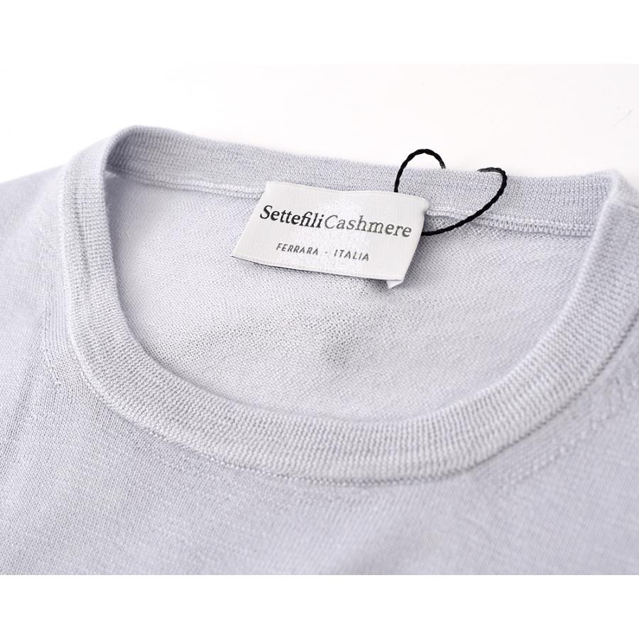 新品 Settefili Cashmere リネン シルク クルーネック ニット 新品 Settefili Cashmere リネン シルク クルーネック ニット