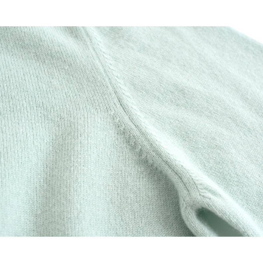 Settefili Cashmere セッテフィーリ カシミア ・ベビーカシミヤ クルーネックニット ・art. 132/1 BC. ・col. Mint ミント ・イタリア製の画像