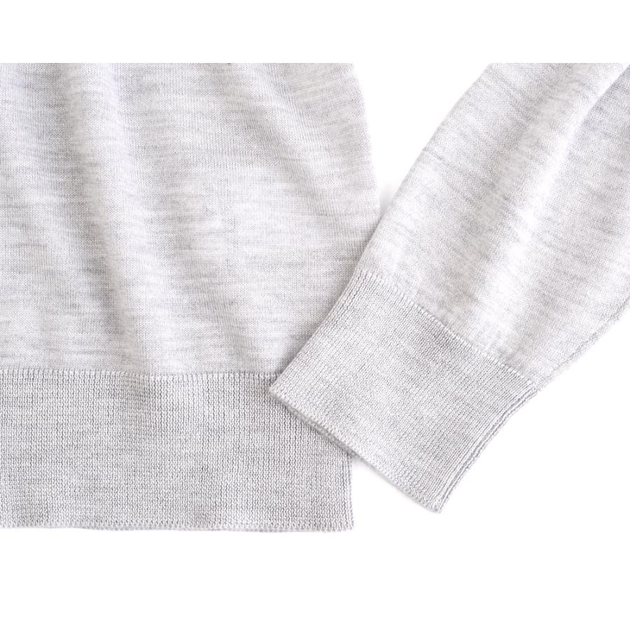 Settefili Cashmere セッテフィーリ カシミア ・カシミヤシルク ハイネックカーディガン ・art. J9040GBF ・col. SIlver シルバーグレー ・イタリア製の画像