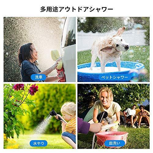 柔らかい アウトドアシャワー ポータブルシャワー 電動式 45分使用 Ipx8 Usb C充電 洗車 ペットシャワー お風呂 水やり マリンスポーツ 正規激安 Www Aqtsolutions Com
