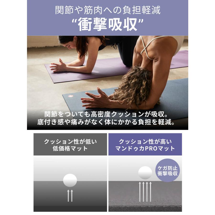 manduka（マンドゥカ） ヨガマット 6mm ブラックマット プロ ロング
