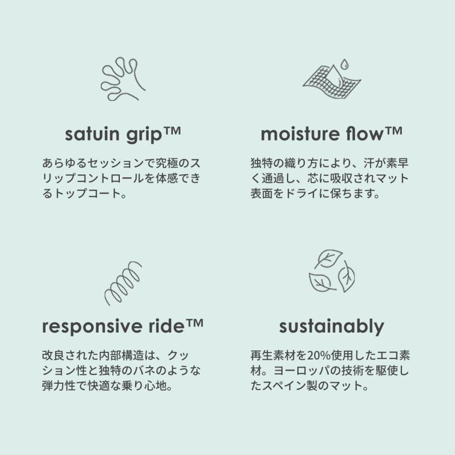 ヨガマット 5mm マンドゥカ Manduka GRP ADAPT 26SS ホットヨガ ピラティス 筋トレ 発泡ゴム 滑らない 吸汗 速乾 マンドゥカ公式 ST-MA 001 | manduka | 11