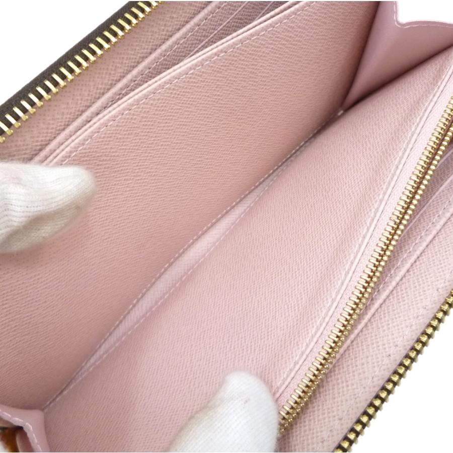 LOUIS VUITTON ルイヴィトン ジッピー・ウォレット ローズ・バレリーヌ  
