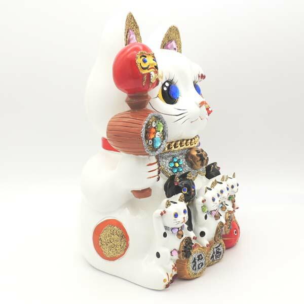 大型・招き猫・大入・大幅・縁起物・招福・開店祝い・贈り物 招き猫 置物 まねきねこ 開店祝い 招き猫の右手は金運を招く