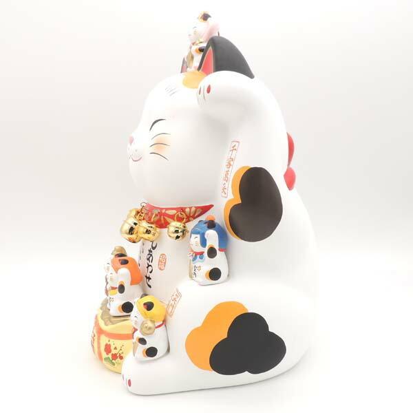 招き猫　七福神　５セット 錦彩七福神招き猫セット(小） : 美濃のちゃわん屋さん 古林恩羅