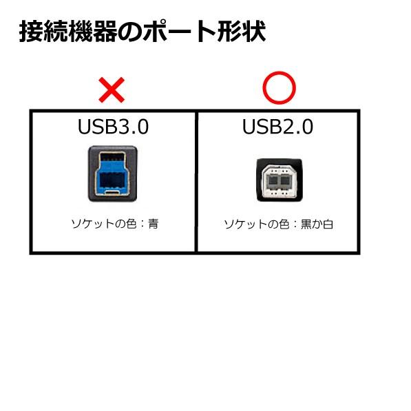 プリンターケーブル 2m USB2.0 USB A(オス)-USB B(オス) コアウェーブ CW-AB2｜manekiya｜03
