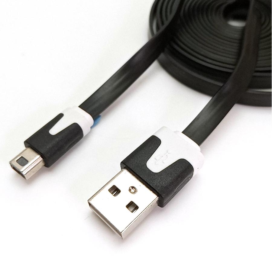 3DS USB充電ケーブル 2m フラットタイプ 2DS/3DS/3DSLL/DSi/DSiLL/new