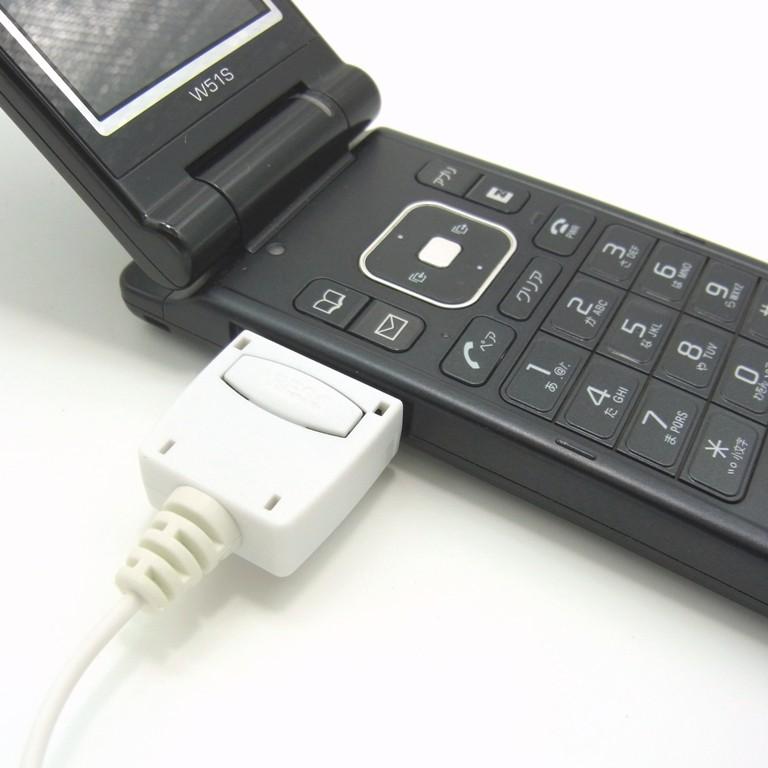 コアウェーブ ガラケー AU用 USB充電ケーブル CW-111A｜manekiya｜02
