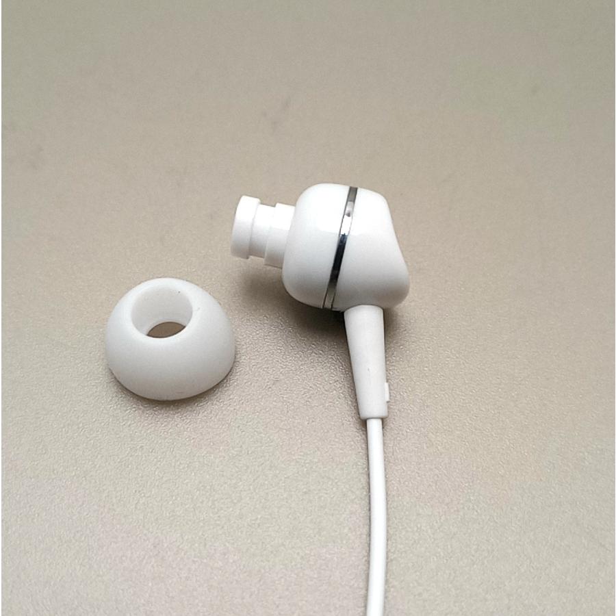 カナル密閉型 ステレオイヤホン 1m ホワイト AD-2029 : まねきや