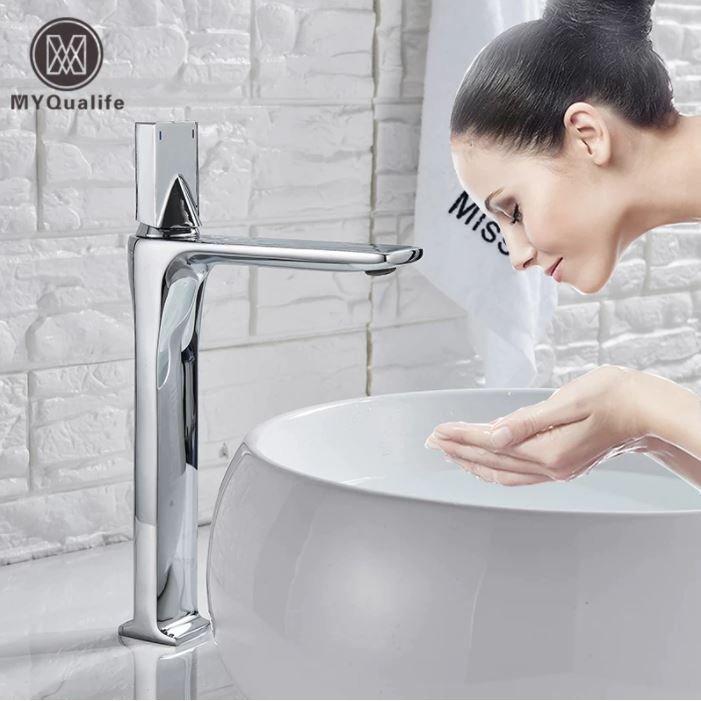 蛇口 洗面 浴室 混合水栓 高さ33cm 洗面化粧台の蛇口 Myqualife 真鍮 シングルハンドル 温水冷水 交換 Diy おしゃれ Ai マネサヤフーショッピング店 通販 Yahoo ショッピング
