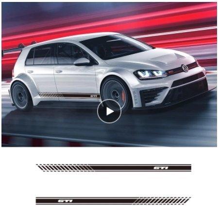 入手困難 2 枚の車のスタイリングデカール サイドスカートのステッカー フォルクスワーゲンポロフォルクスワーゲンアトラスティグアンパサート Gfl Benchtops Co Nz